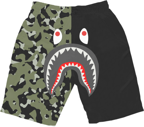 Men's Shorts 3D - Bape shark  - Mfest