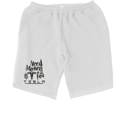 Kids' Shorts - Need Money for TESLA - Mfest