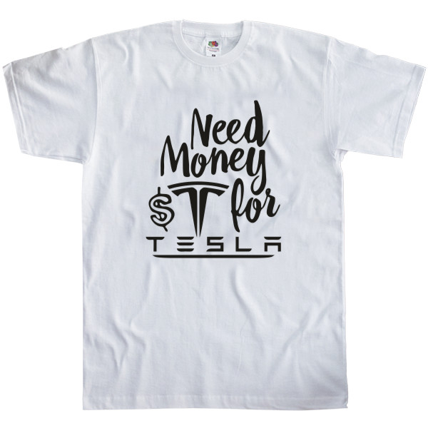 Kids' T-Shirt Fruit of the loom - Need Money for TESLA - Mfest