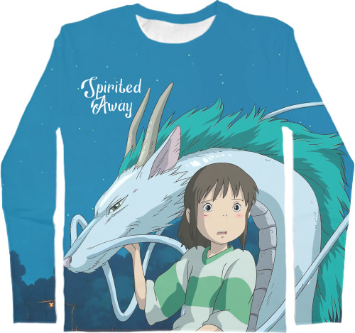 Kids' Longsleeve Shirt 3D - Spirited Away 2 - Mfest