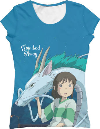 Women's T-Shirt 3D - Spirited Away 2 - Mfest