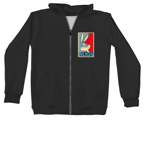 Kids' Zip-through Hoodie - Bugs Bunny - Mfest