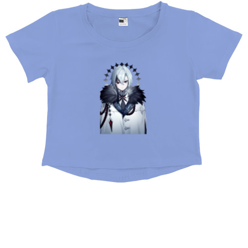 Kids' Premium Cropped T-Shirt - Arlecchino - Mfest