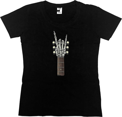 Women's Premium T-Shirt - Rock am Gitarrenhals - Mfest