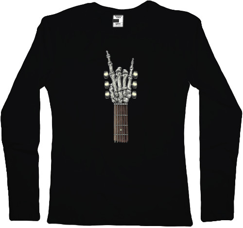 Women's Longsleeve Shirt - Rock am Gitarrenhals - Mfest