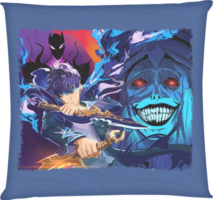 Square Throw Pillow - Solo Leveling - Mfest