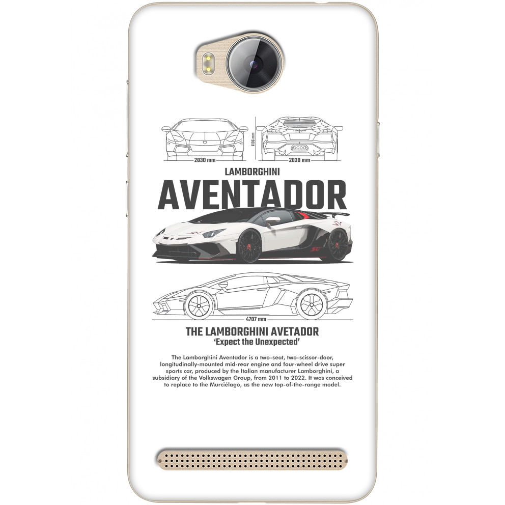 Чехол Huawei - Lamborghini Aventador - Mfest