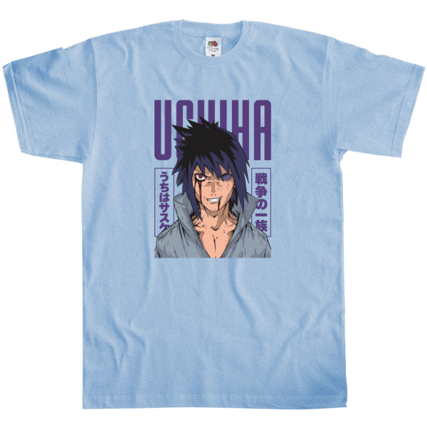 Kids' T-Shirt Fruit of the loom - Naruto Sasuke Uchiha - Mfest