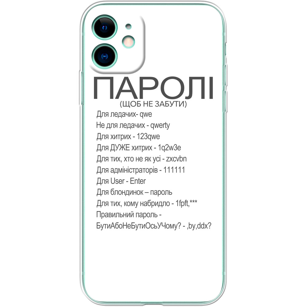 iPhone Case -  Passwords - Mfest