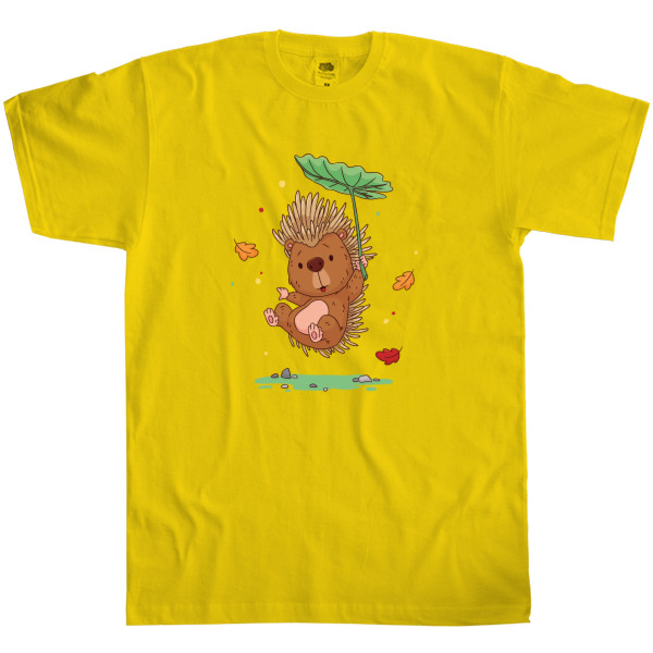 Men's T-Shirt Fruit of the loom -  Hedgehog - Mfest