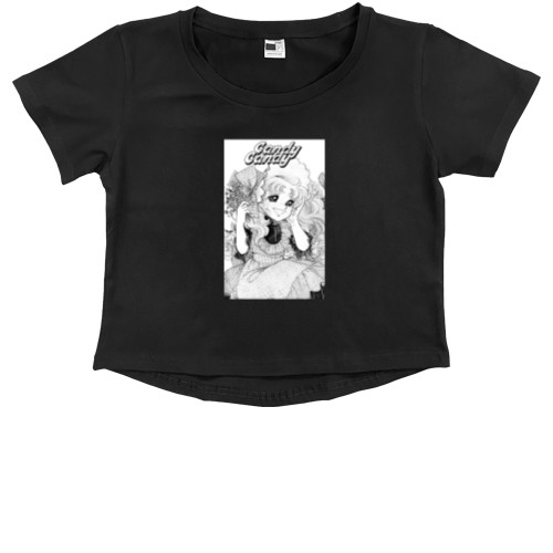 Kids' Premium Cropped T-Shirt - CANDY CANDY 7 - Mfest