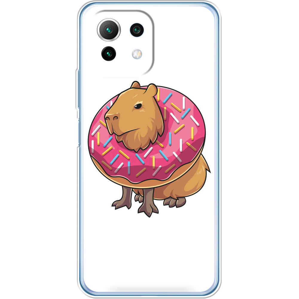 Capybara and donut