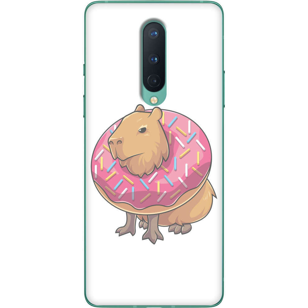 Capybara and donut