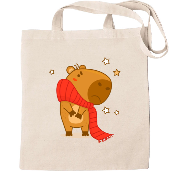 Tote Bag - Capybara in a scarf - Mfest