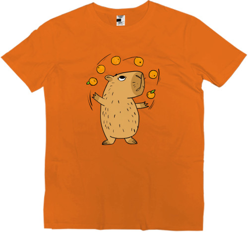 Men’s Premium T-Shirt - Juggling capybara - Mfest