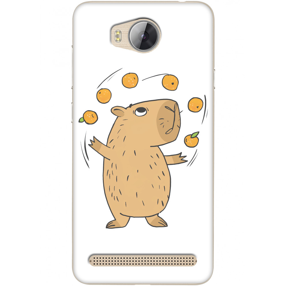 Чехол Huawei - Juggling capybara - Mfest