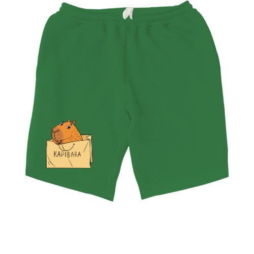 Men's Shorts - Capybara in a bag - Mfest