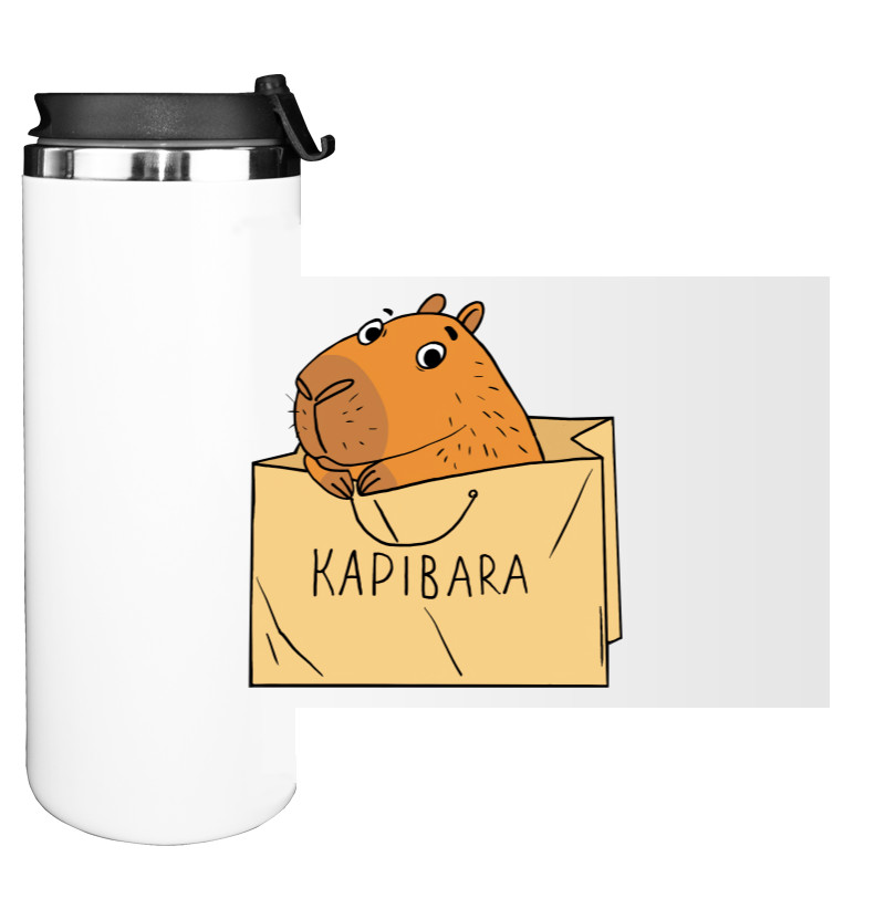 Capybara in a bag