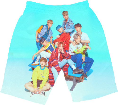 Men's Shorts 3D - Ateez - Mfest