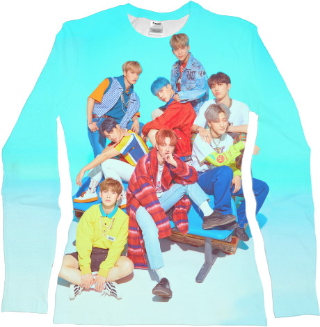 Women's Longsleeve Shirt 3D - Ateez - Mfest