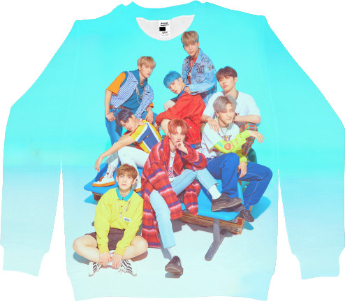 Women's Sweatshirt 3D - Ateez - Mfest