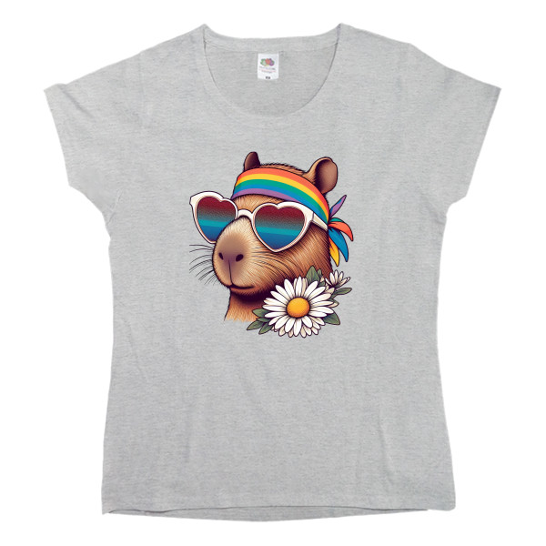 Women's T-shirt Fruit of the loom - Capybara 20 - Mfest