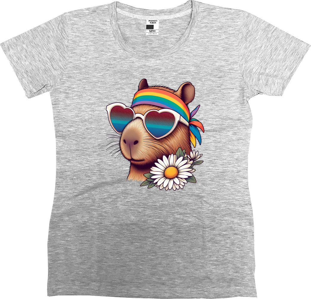 Women's Premium T-Shirt - Capybara 20 - Mfest