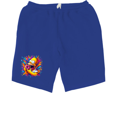 Men's Shorts - Homer in splashes - Mfest