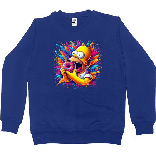 Kids' Premium Sweatshirt - Homer in splashes - Mfest