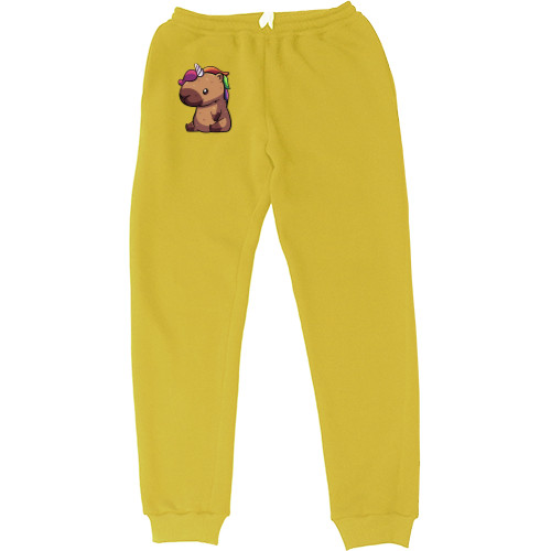 Women's Sweatpants - Capybara unicorn - Mfest