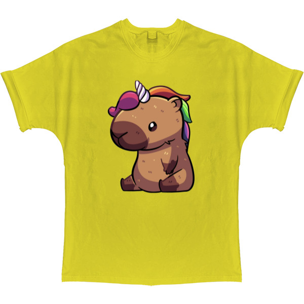 T-shirt Oversize - Capybara unicorn - Mfest