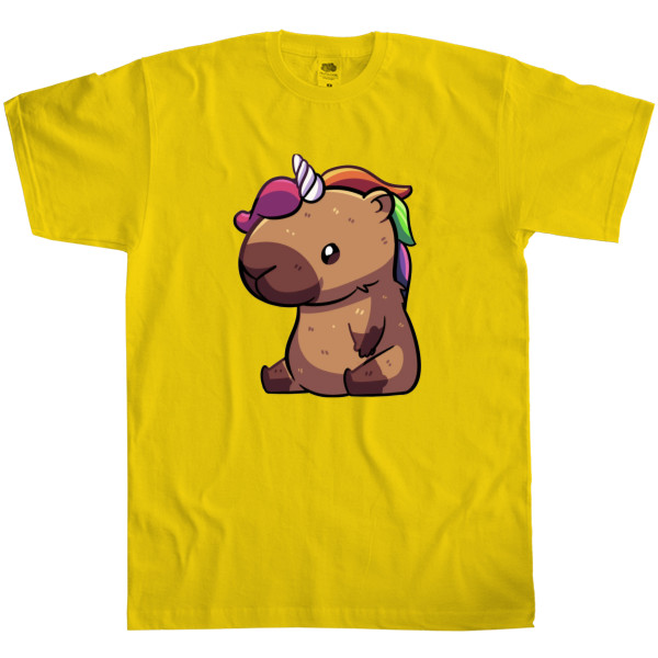 Kids' T-Shirt Fruit of the loom - Capybara unicorn - Mfest