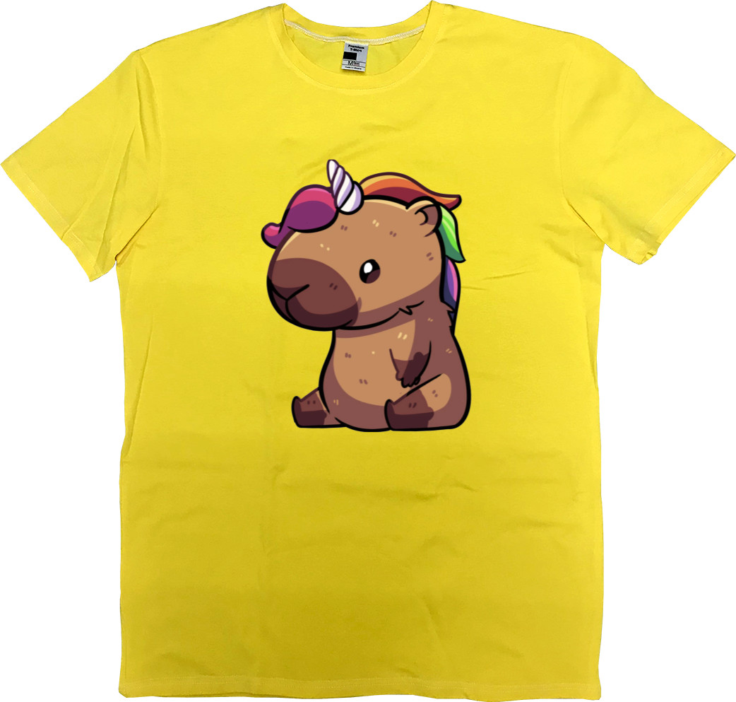 Men’s Premium T-Shirt - Capybara unicorn - Mfest