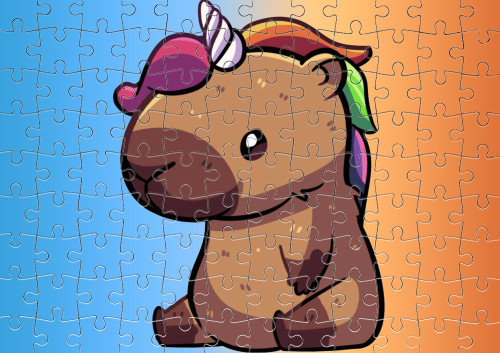 Puzzle - Capybara unicorn - Mfest