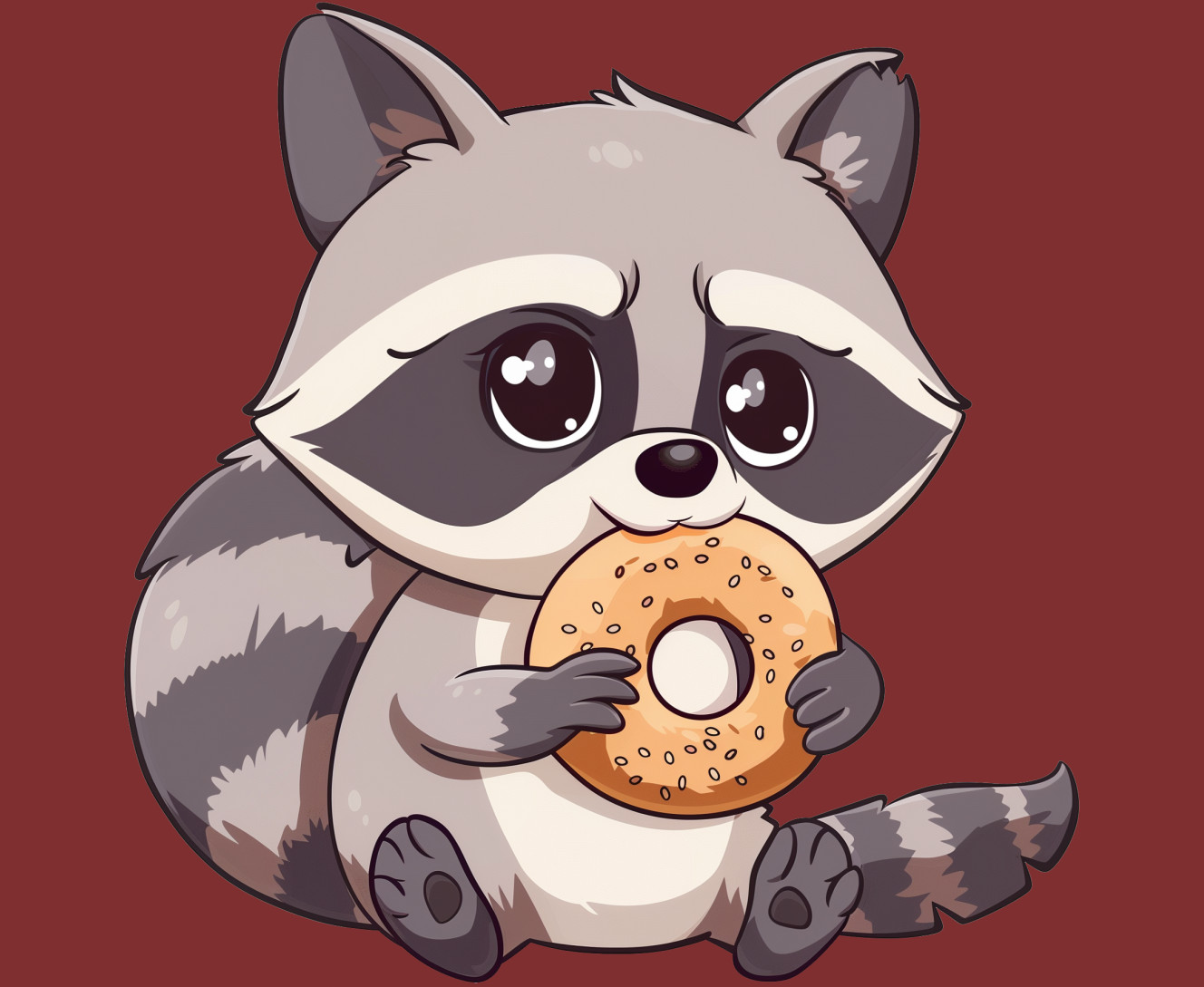 Cute raccoon