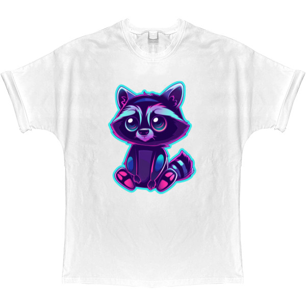 T-shirt Oversize - Raccoon - Mfest