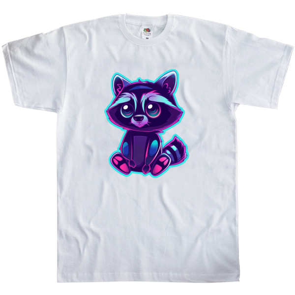 Kids' T-Shirt Fruit of the loom - Raccoon - Mfest