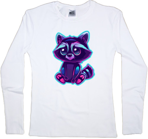 Women's Longsleeve Shirt - Raccoon - Mfest