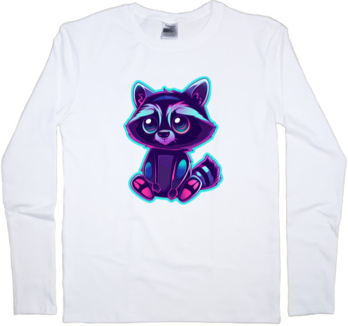 Men's Longsleeve Shirt - Raccoon - Mfest