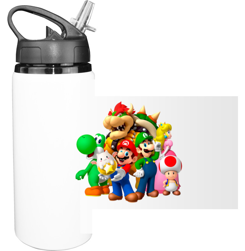 Sport Water Bottle - Mario - Mfest