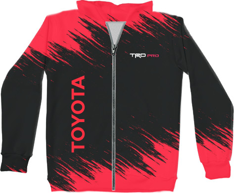 Kids' Zip-through Hoodie 3D - Toyota TRD Pro - Mfest