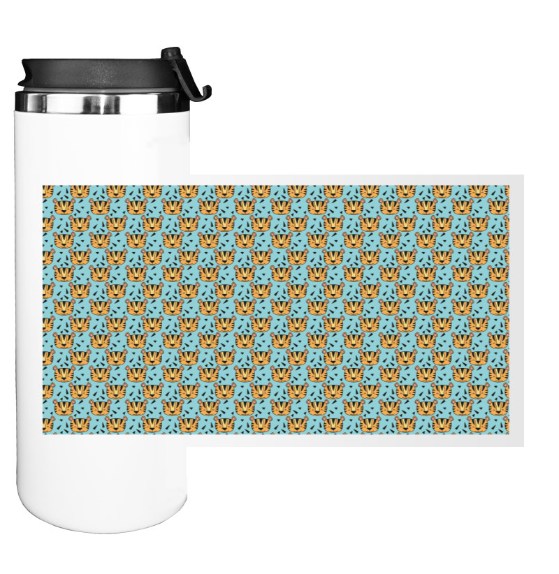 Water Bottle on Tumbler - Tiger - Mfest