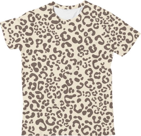 Kids' T-Shirt 3D -  Leopard - Mfest