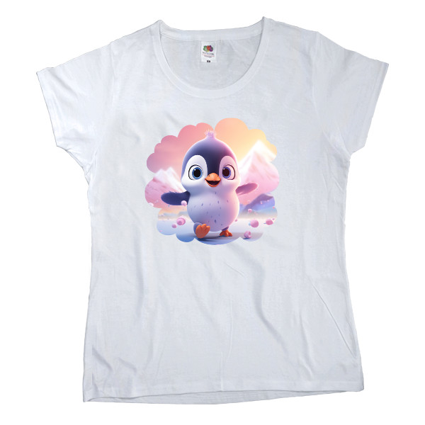 Women's T-shirt Fruit of the loom - Penguin - Mfest