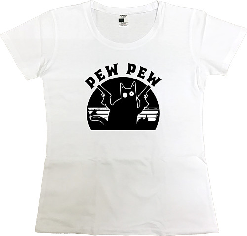 Women's Premium T-Shirt - PewPew - Mfest