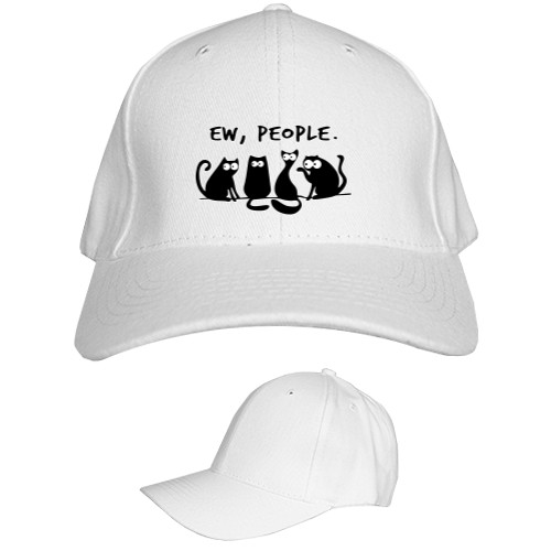 Kids' Baseball Cap 6-panel - Ew people - Mfest