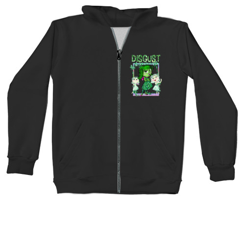 Kids' Zip-through Hoodie - Disgust - Mfest