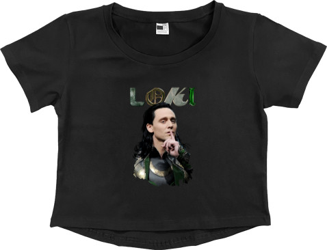 Women's Cropped Premium T-Shirt - Loki - Mfest