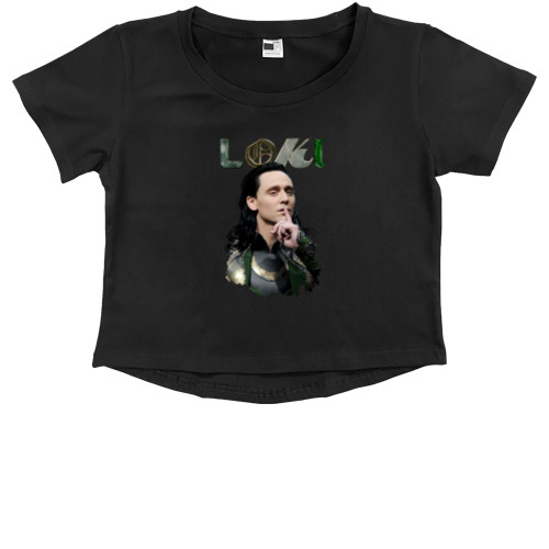 Kids' Premium Cropped T-Shirt - Loki - Mfest