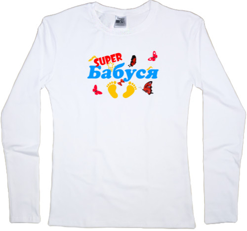 Women's Longsleeve Shirt - Super granny - Mfest